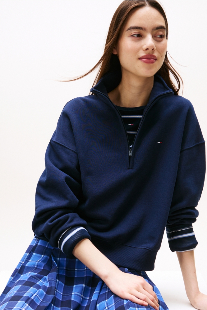 TJW BXY S FLAG 1/4 ZI DW0DW21589 C1G DARK NIGHT NAVY